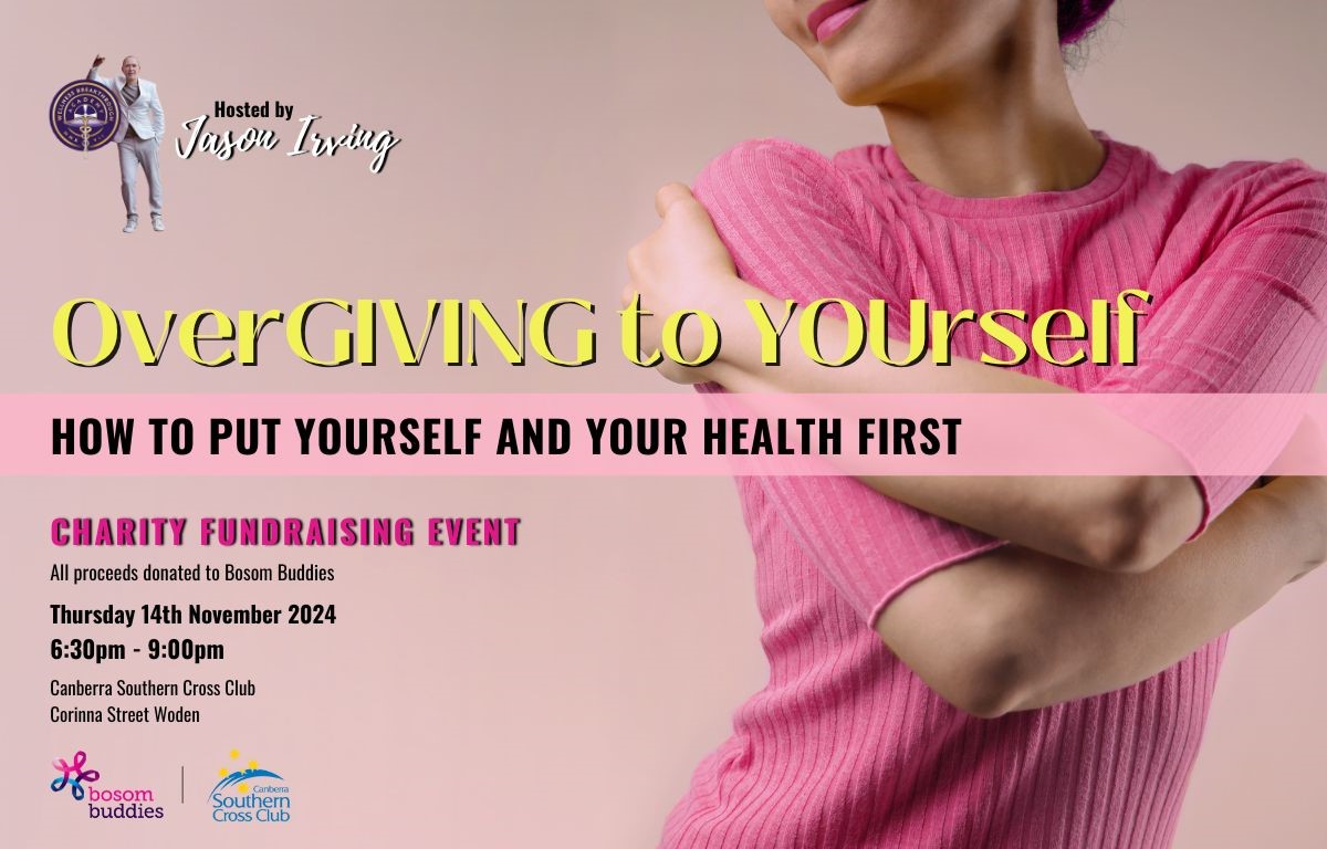 OverGIVING to Yourself – How to put yourself and your health first. image